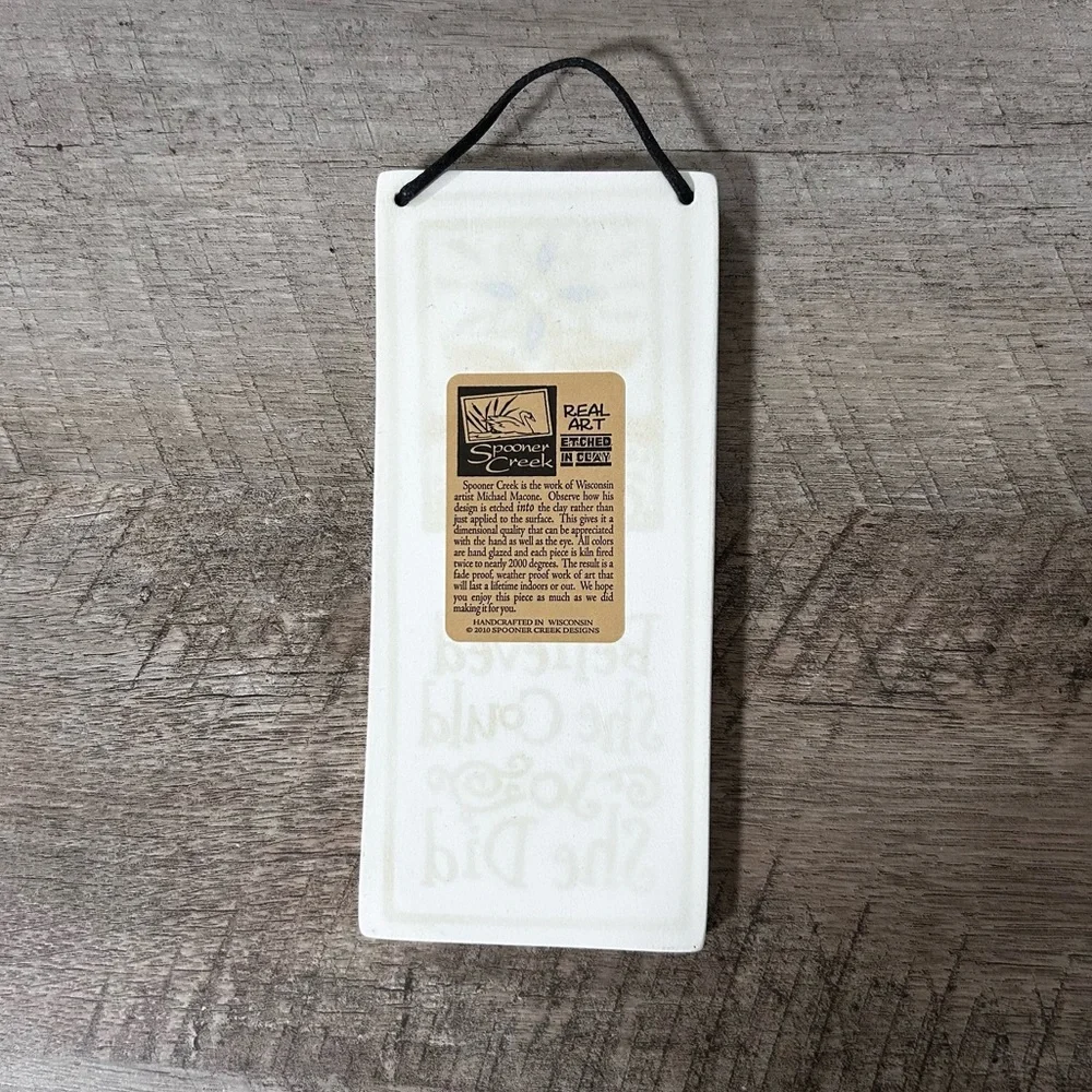 Ceramic Hanging Plaque